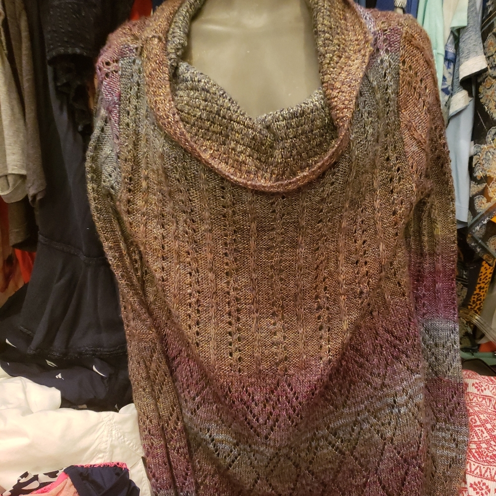 American Rag Cowl Neck Sweater. Large